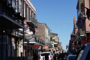Une rue du Vieux Carré