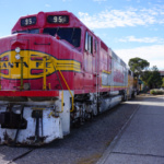 Une vieille locomotive au musée du rail de Barstow