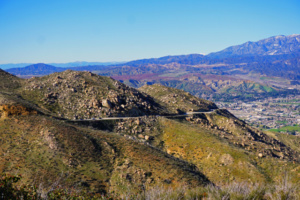 La route panoramique pines to palm highway