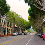 Une rue de Santa Barbara