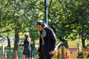 Un drôle de personnage dans Central Park