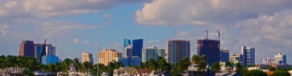 Vue de la ville de Fort Lauderdale