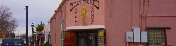Une boutique de souvenir, anciennement le bâtiment où a été jugé Billy the Kid